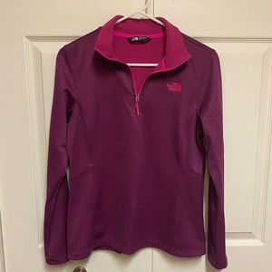 North Face 1/4 zip Size medium